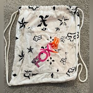 Fox Towel Drawstring Bag